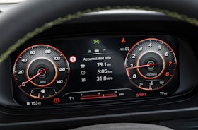 Hyundai i20, 2024, RHD, dials