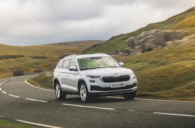 Skoda Kodiaq front 3/4 moving