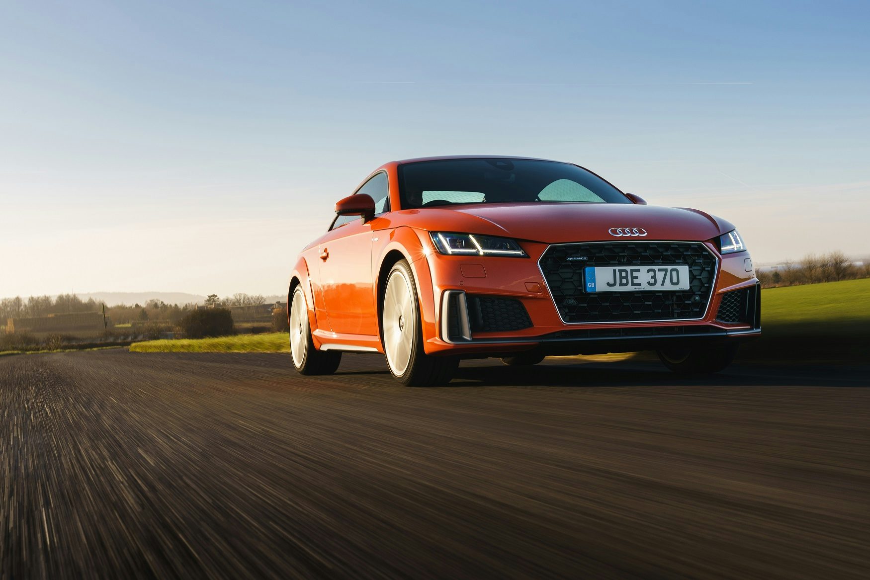 Audi TT 2023 front 3/4 driving