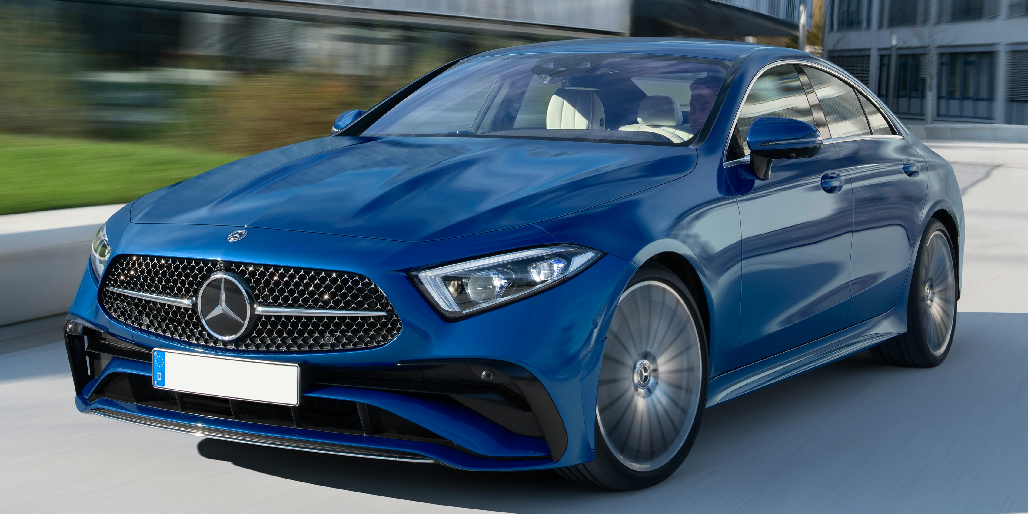 2018 Mercedes CLS Front ¾ Moving