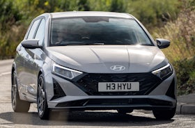 Hyundai i20, 2024, RHD, front three quarter dynamic