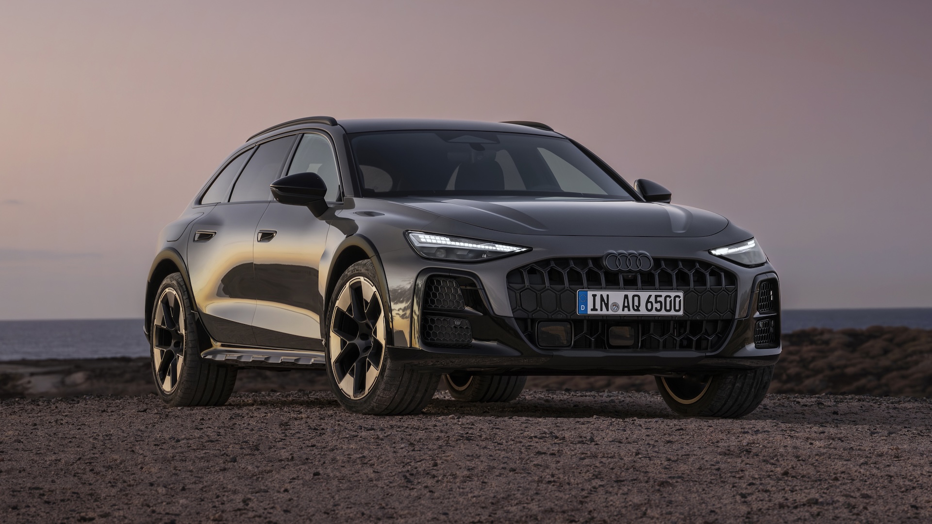Audi A6 Allroad 2026 LHD front three quarter static