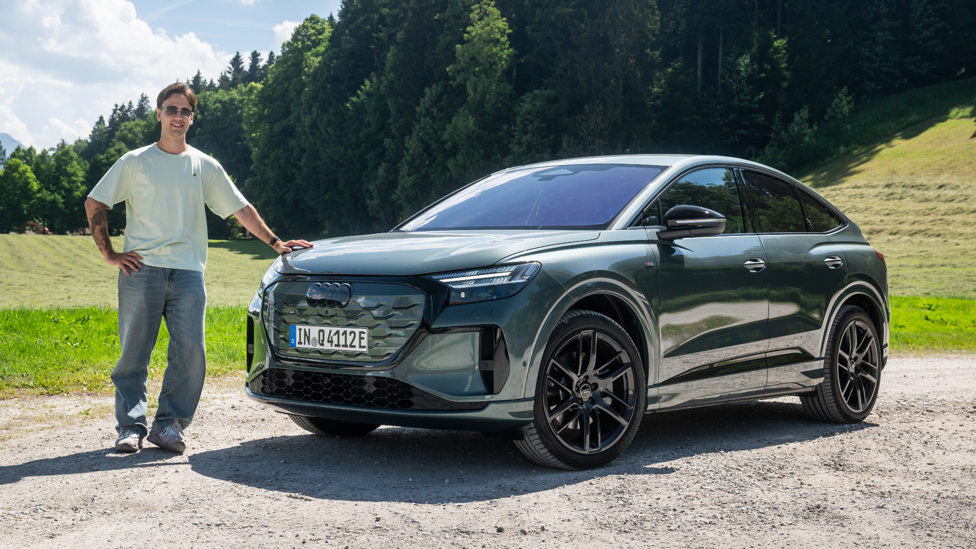 Mario Christou and the 2026 Audi Q4 Sportback e-tron
