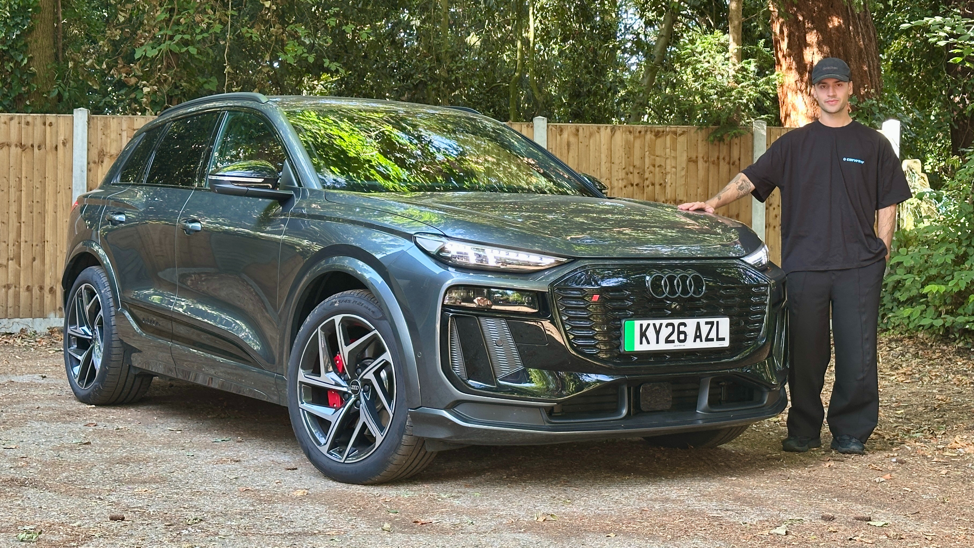Mario Christou and the 2026 Audi SQ6, RHD, 