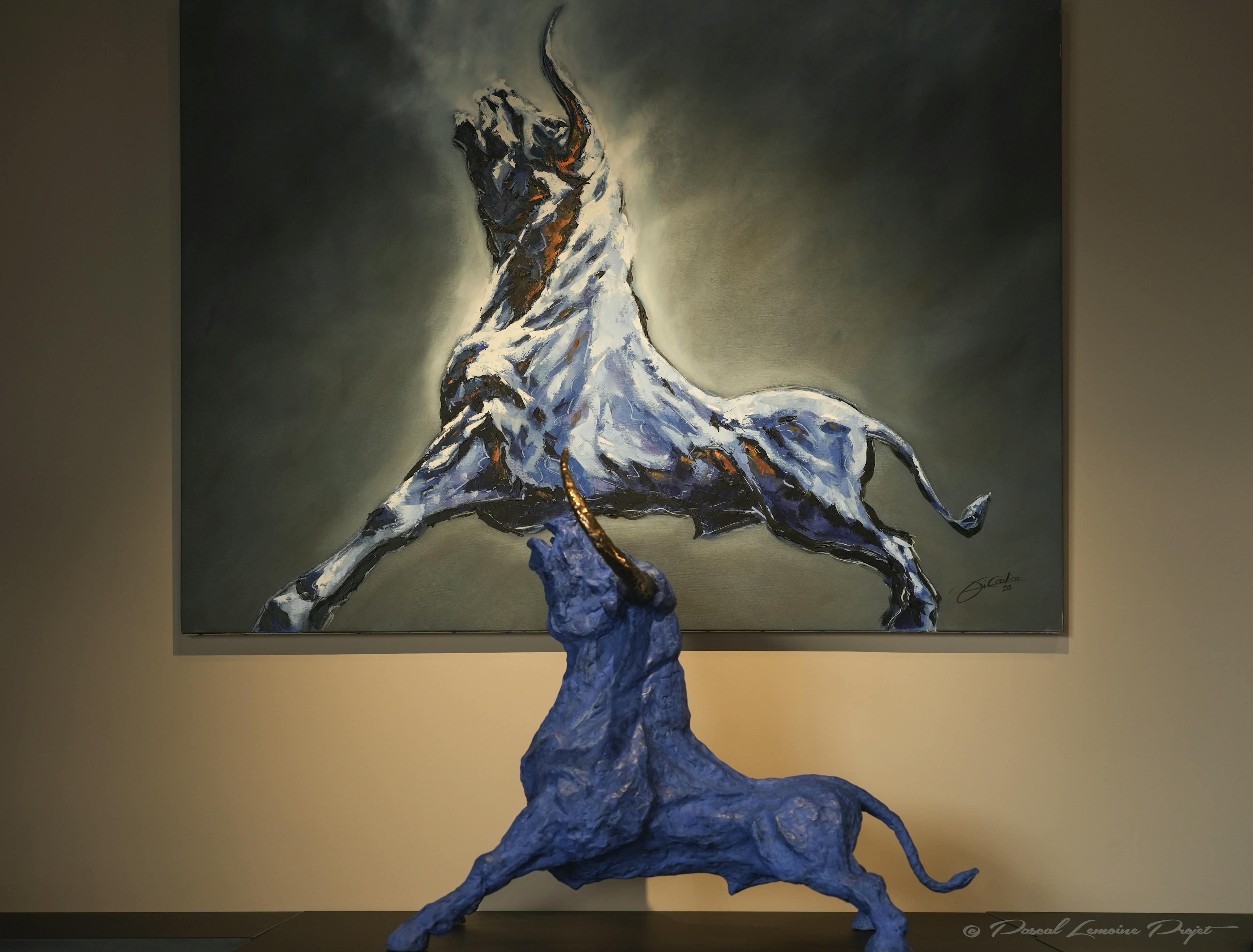 Statue et tableau - Casa negra