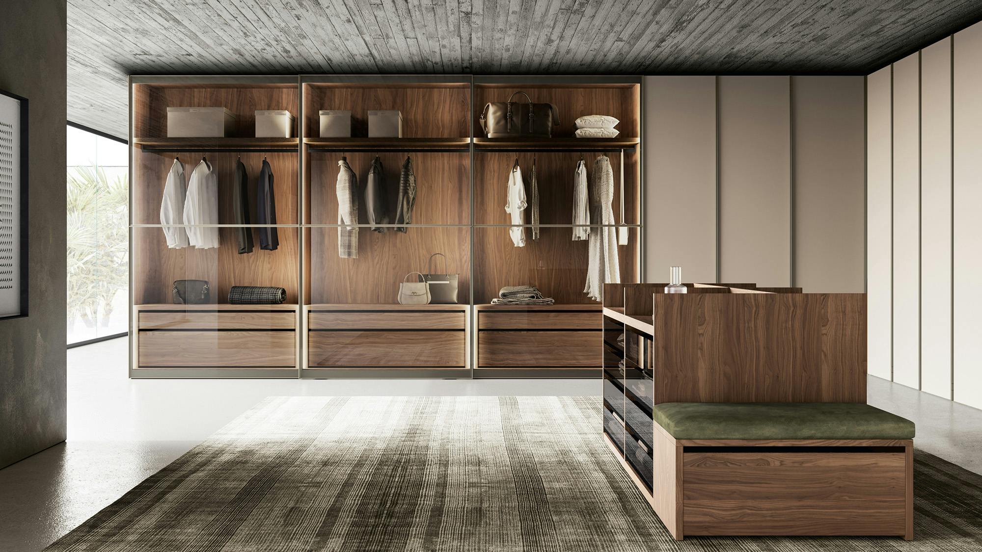 Dressing sur mesure - Casa Negra - Architecte d'intérieur Aix les bains