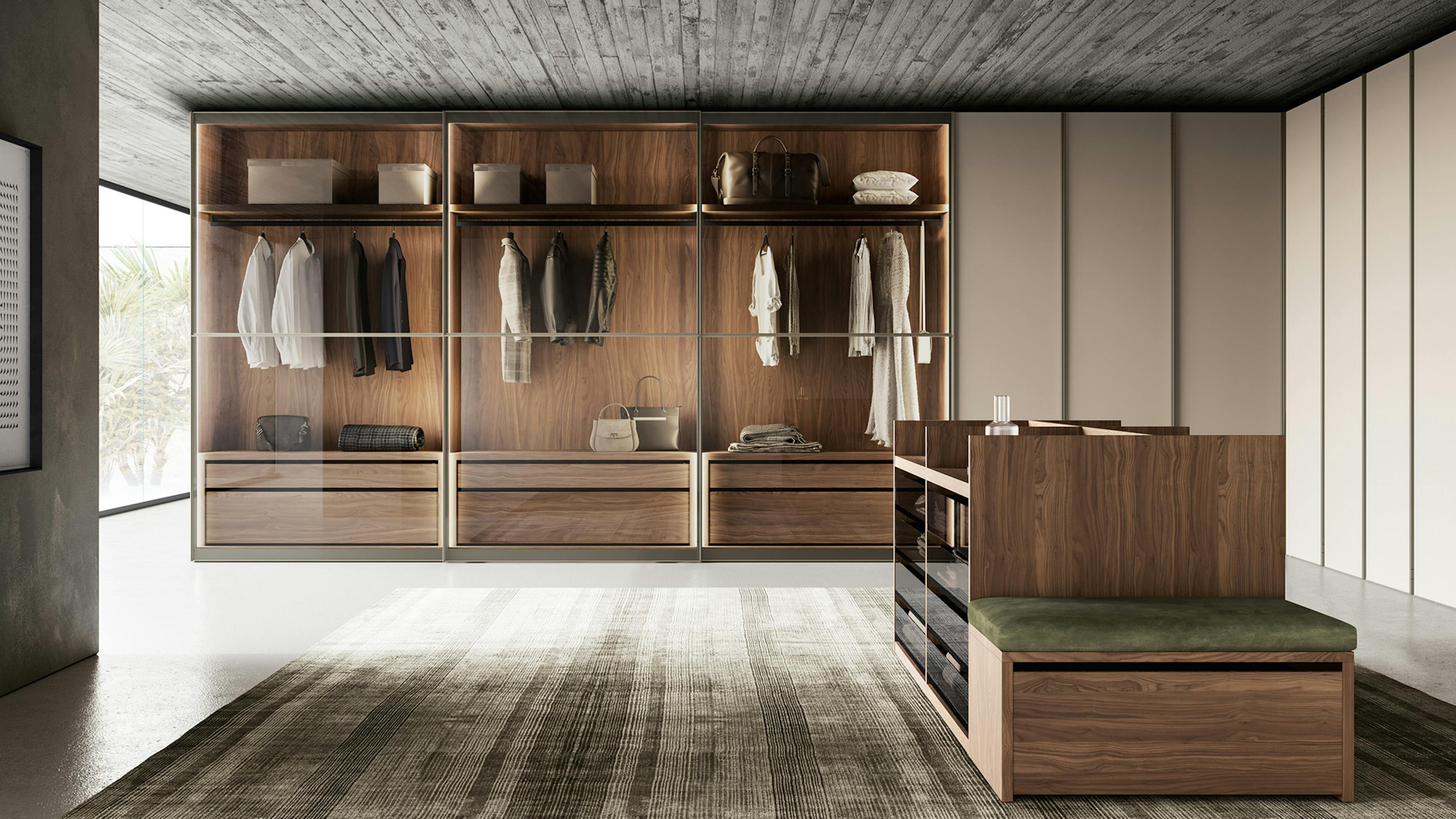 Dressing sur mesure - Casa Negra - Architecte d'intérieur Aix les bains