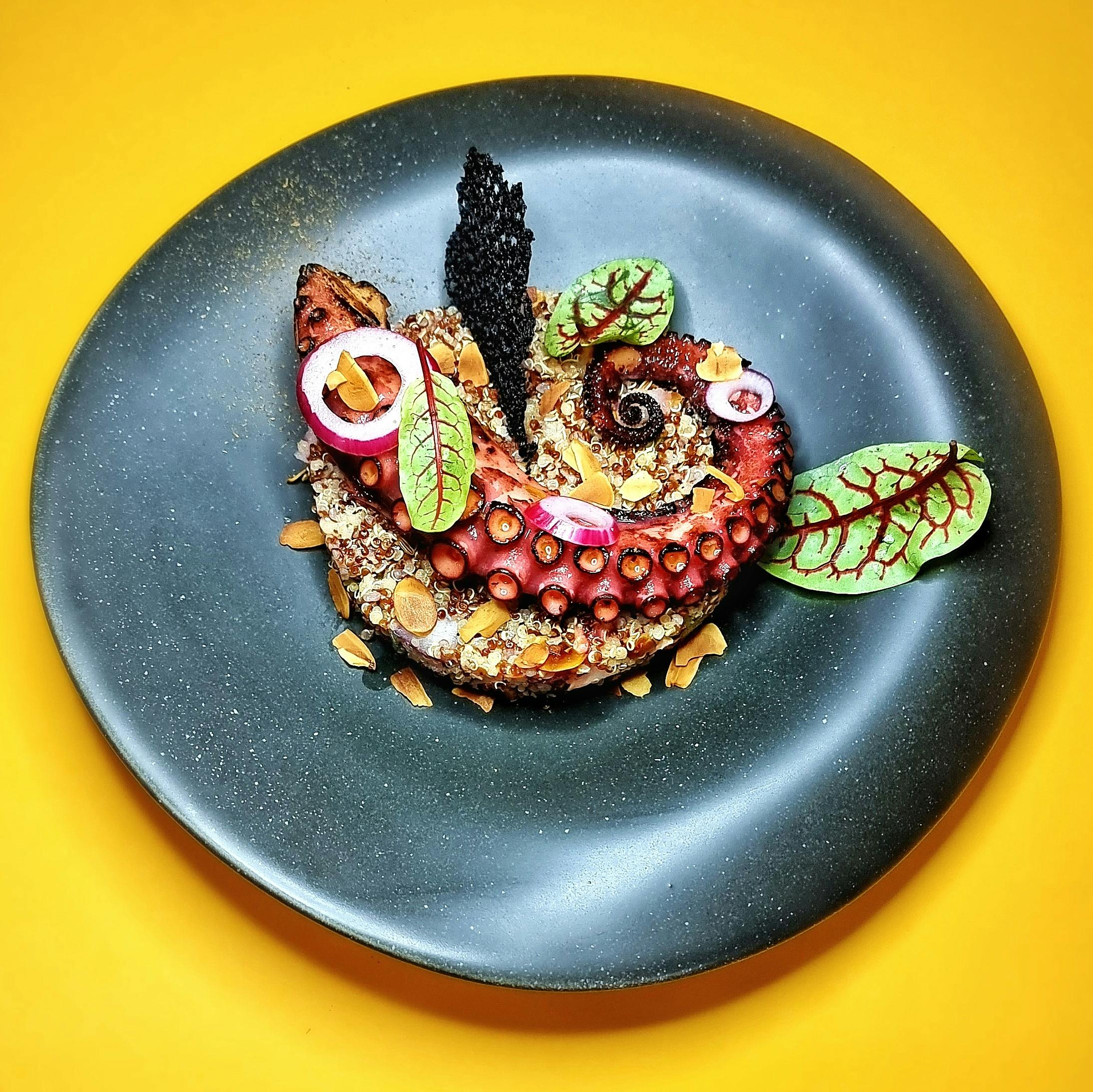 Quinoa Octopus Salad
