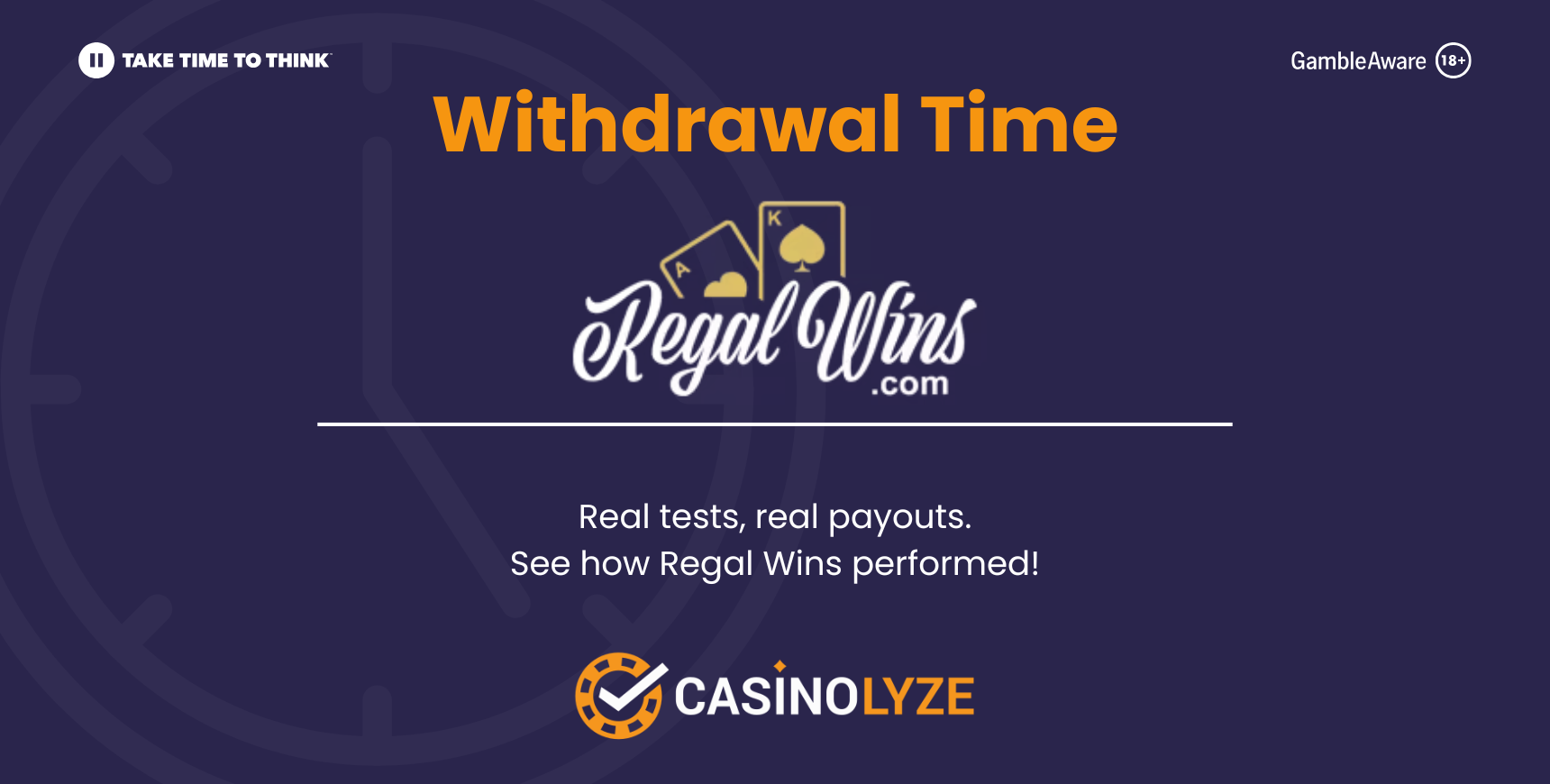 Regal Wins withdrawal times guide