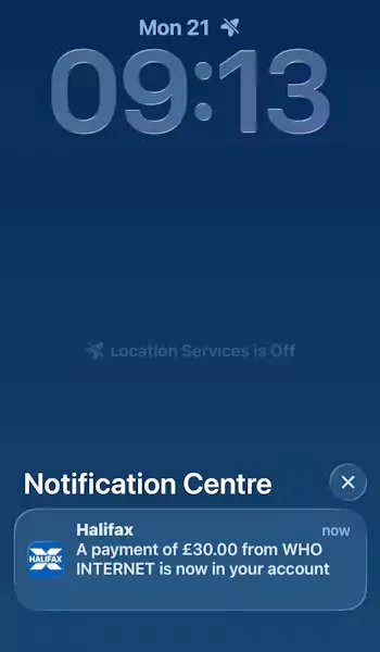 William Hill IBT withdrawal test completed