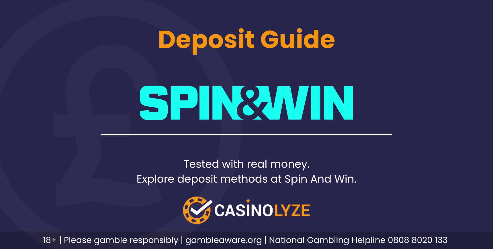 spin and win deposit methods guide