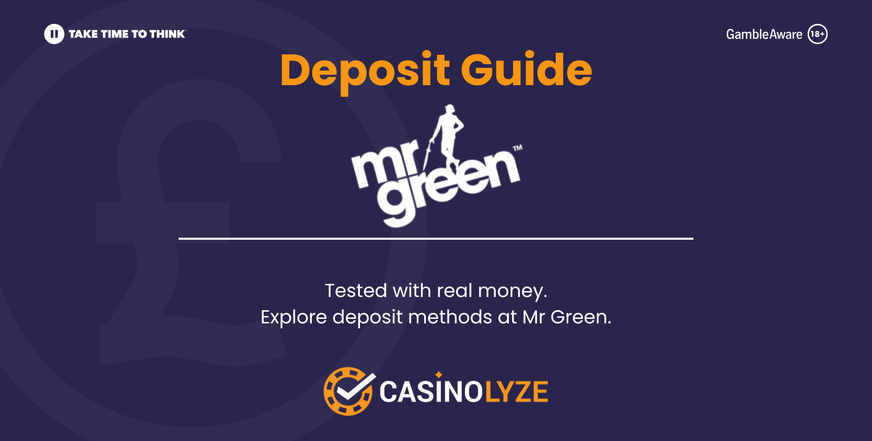 Mr Green deposit methods guide