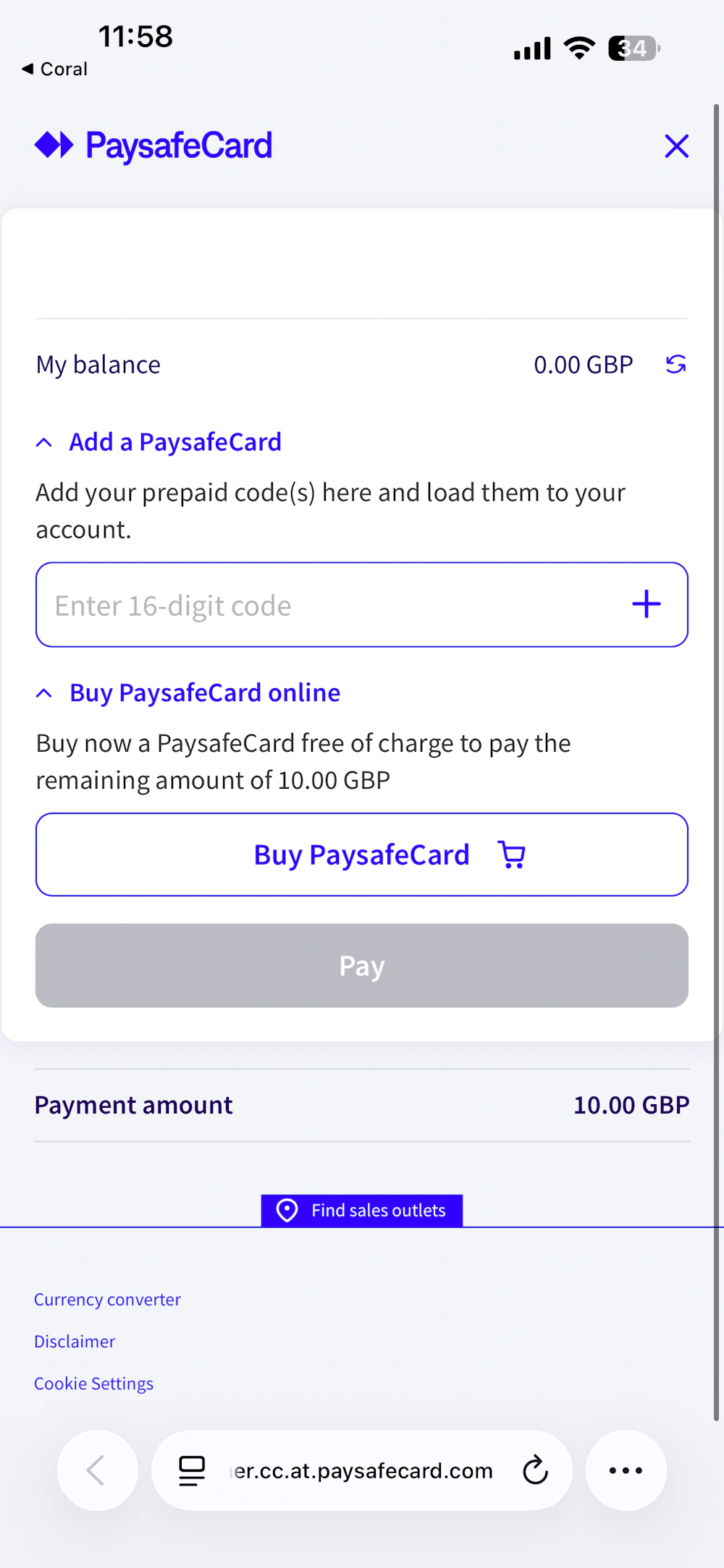 6 - Confirm the payment.