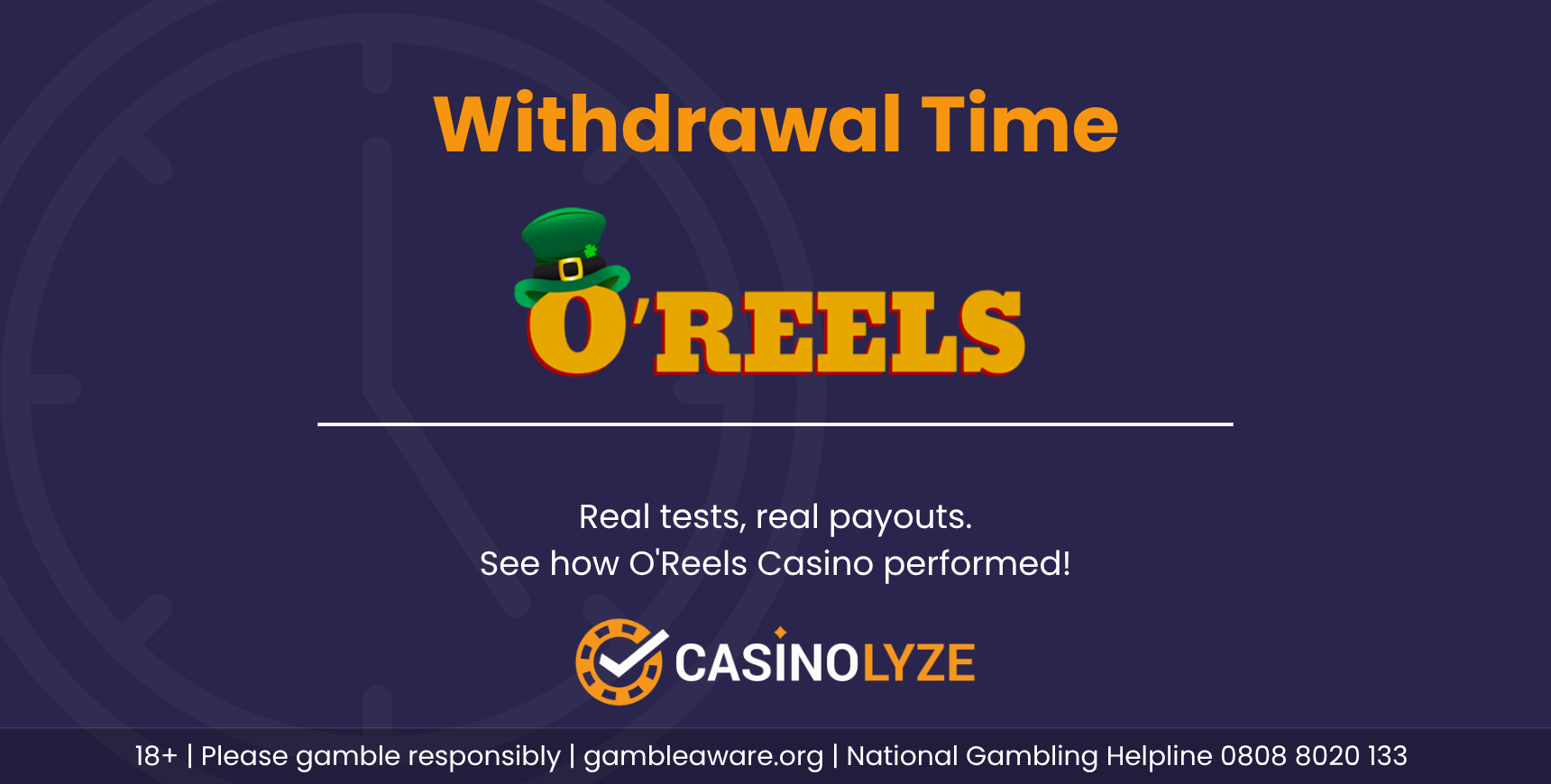 O'Reels withdrawal times guide