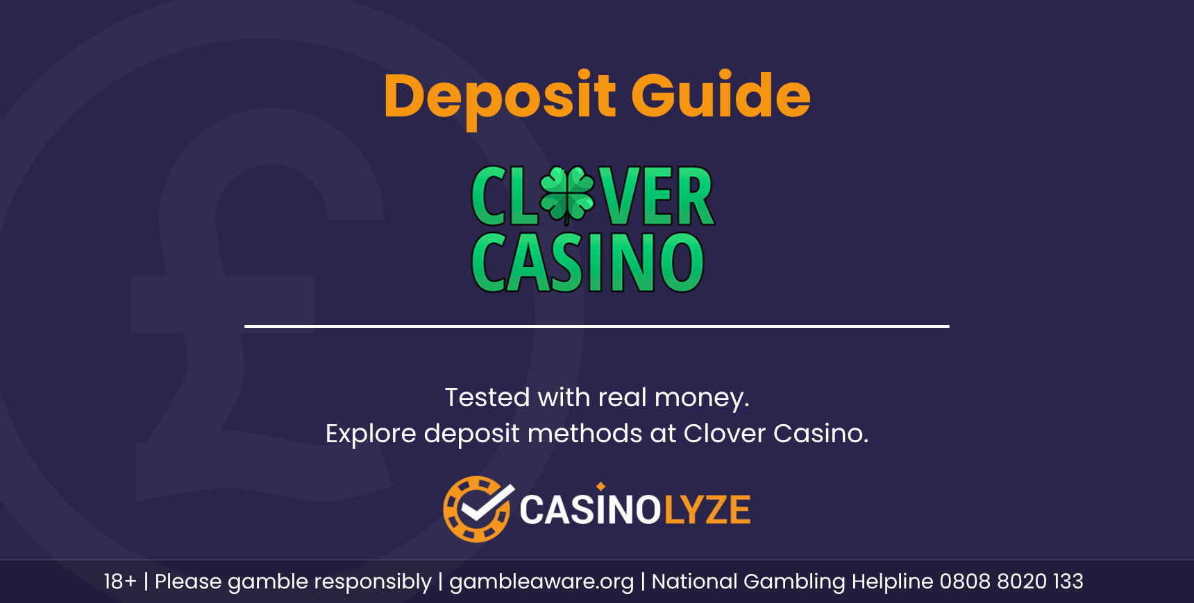 Clover Casino deposit guide