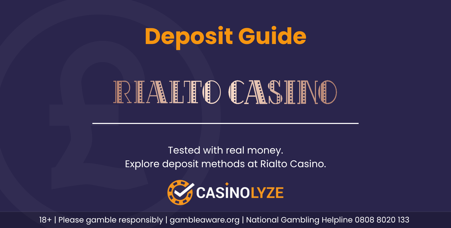 rialto casino deposit methods guide