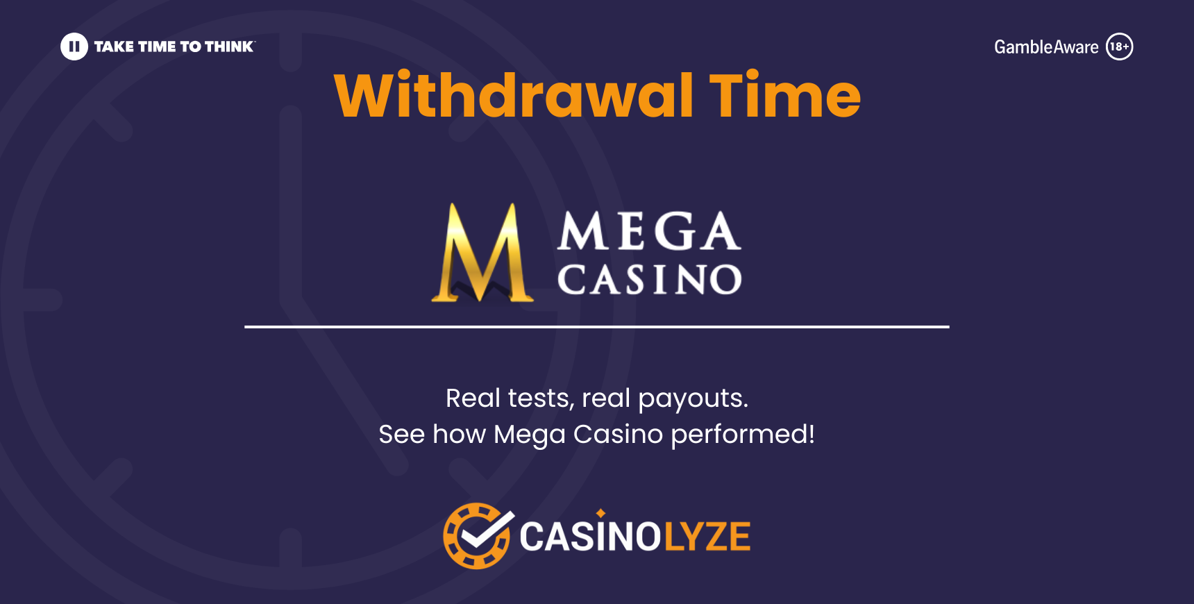 mega casino withdrawal times