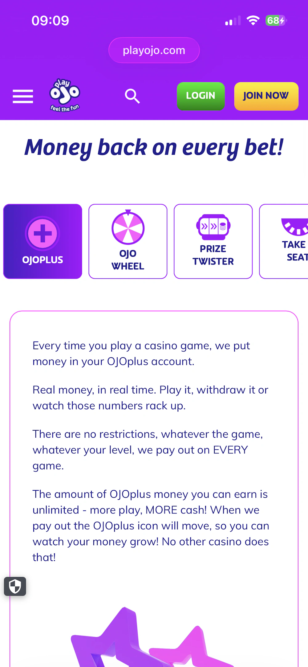 PlayOJO Promo