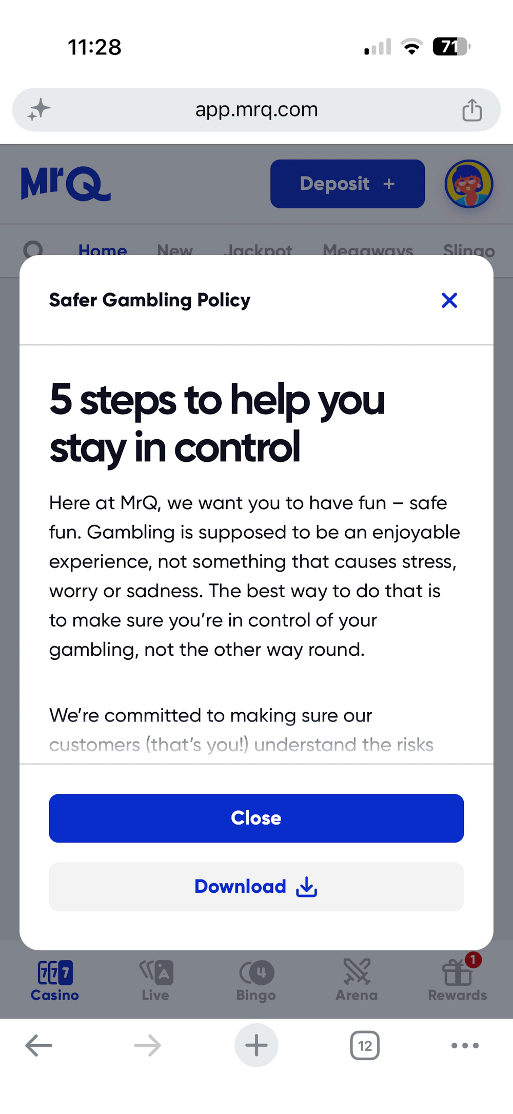 mrq-responsible-gaming