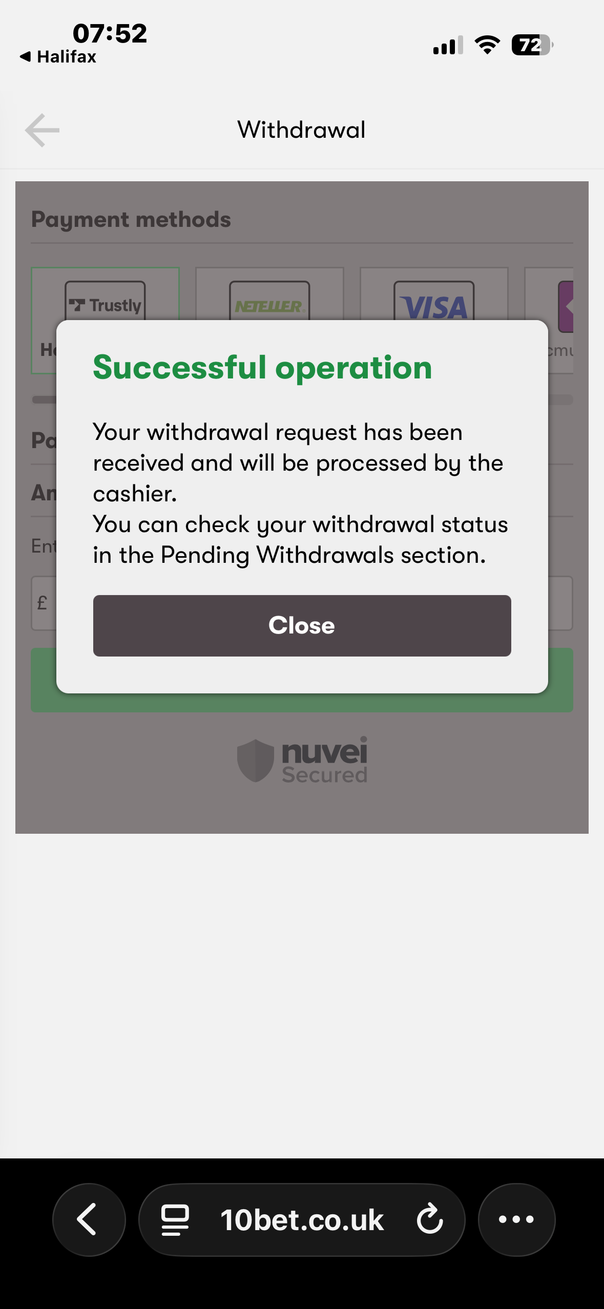 10bet Withdraw 1