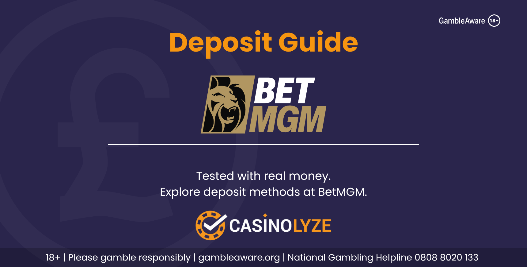 betmgm deposit guide