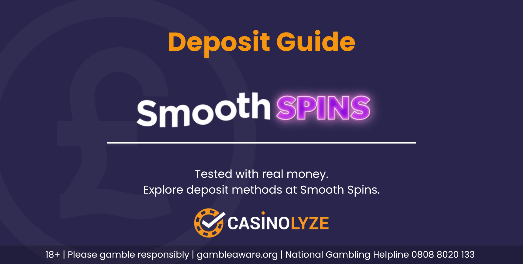 Smooth Spins deposit guide