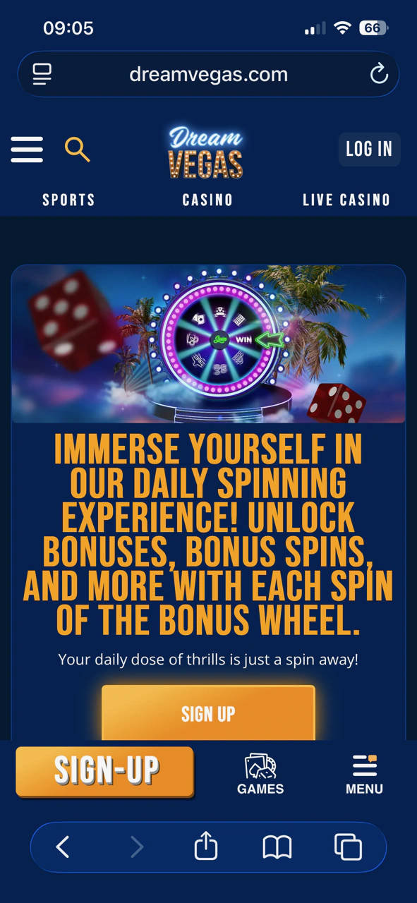Dream Vegas Promo