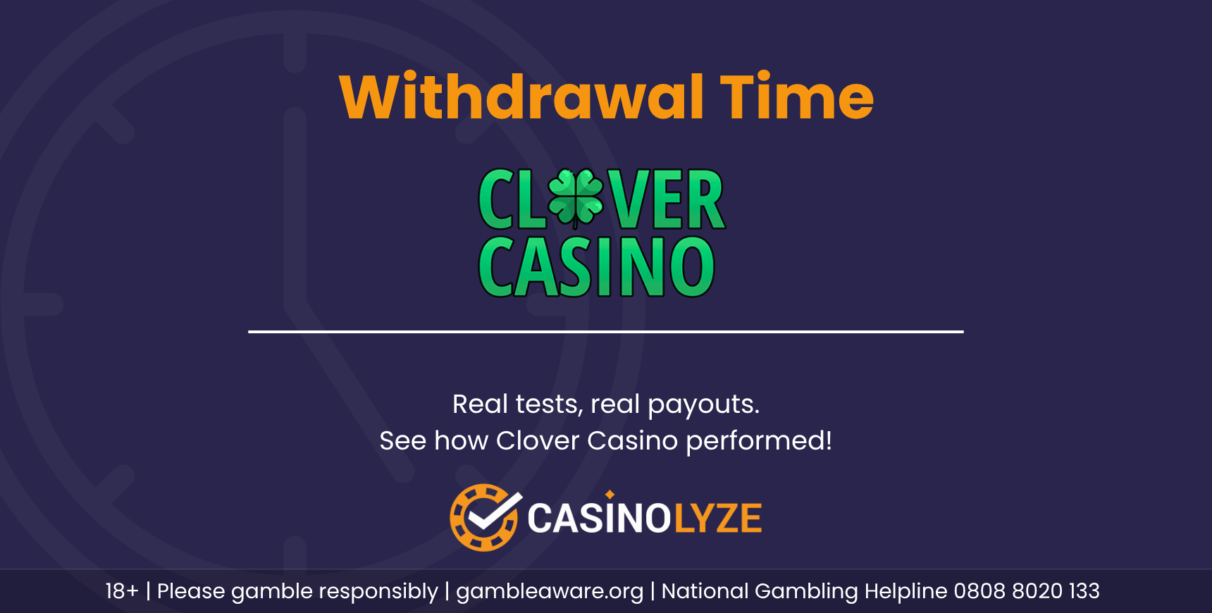 clover casino withdrawal times