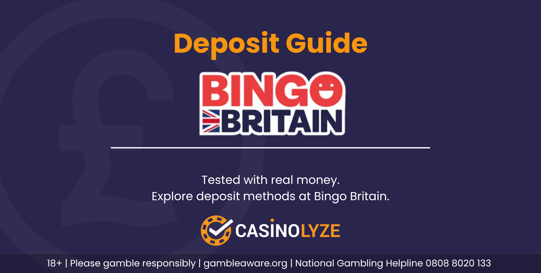 Bingo Britain deposit methods