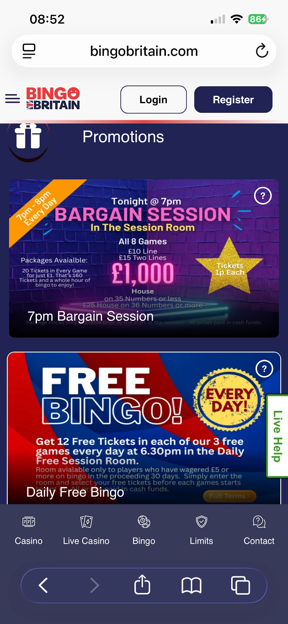 Bingo Britain Promo