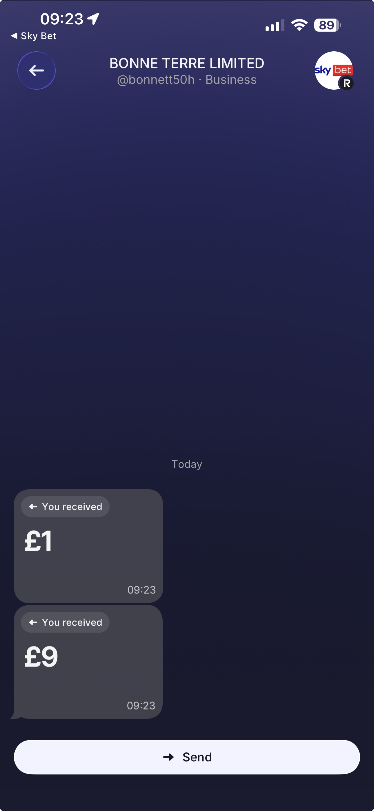 Sky Bet Revolut Withdrawal 2