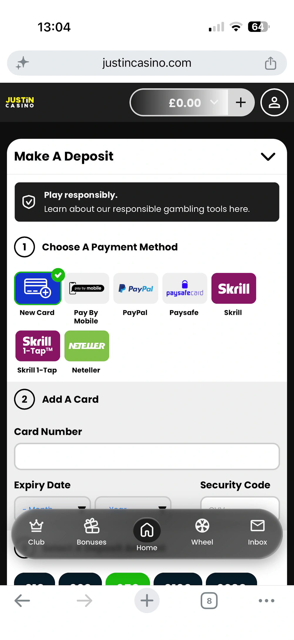 justin-casino-payment