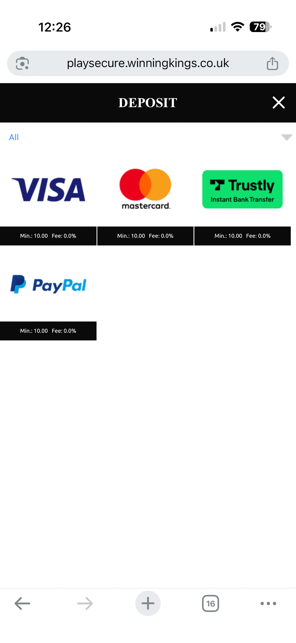 winningkings-payment-methods