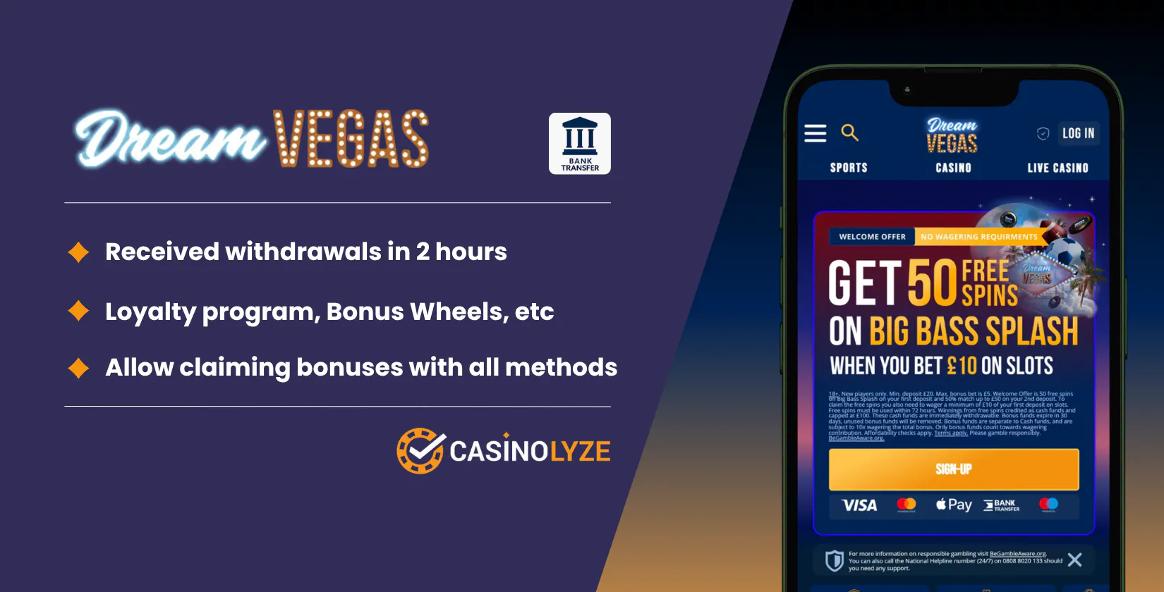 dreamvegas-bank-transfer