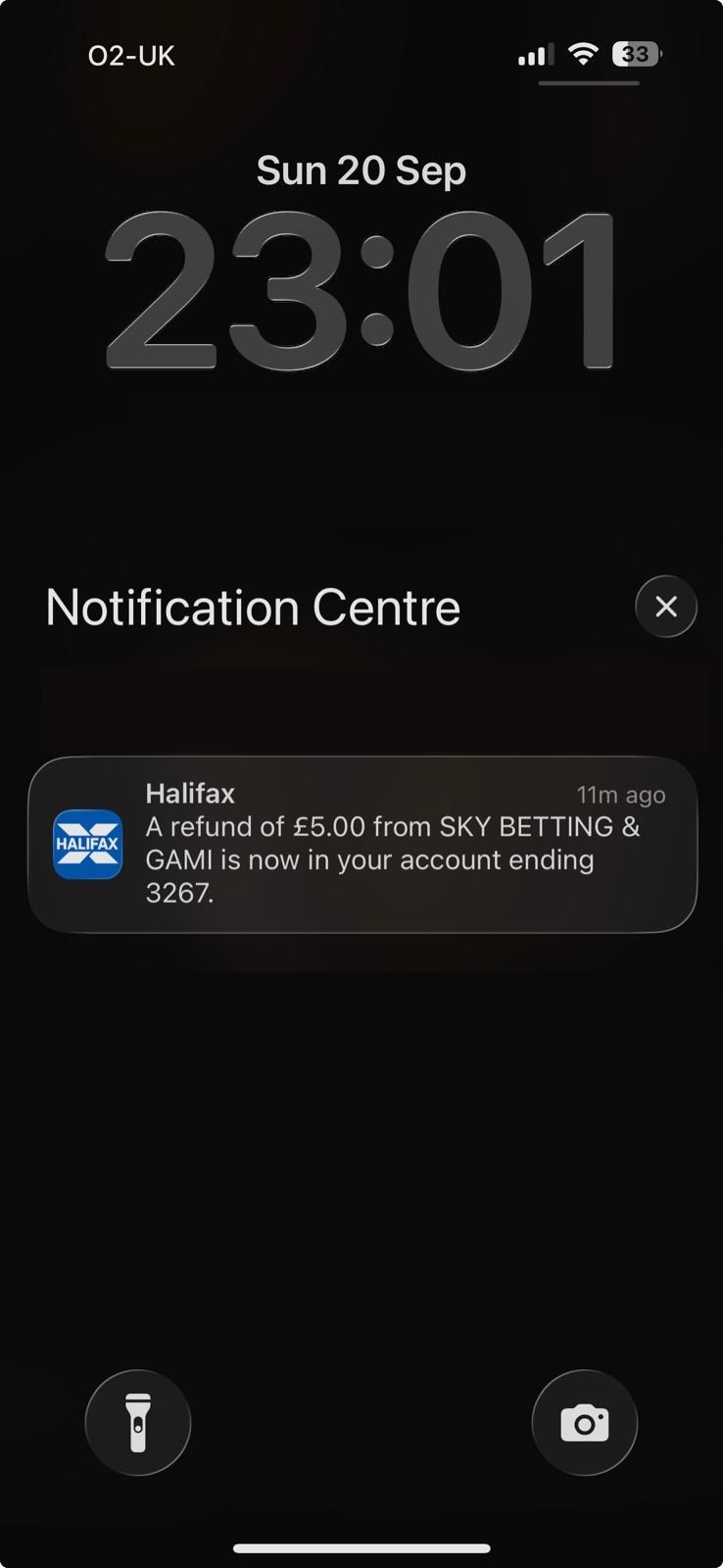 Sky Bet Visa withdrawal time test completed