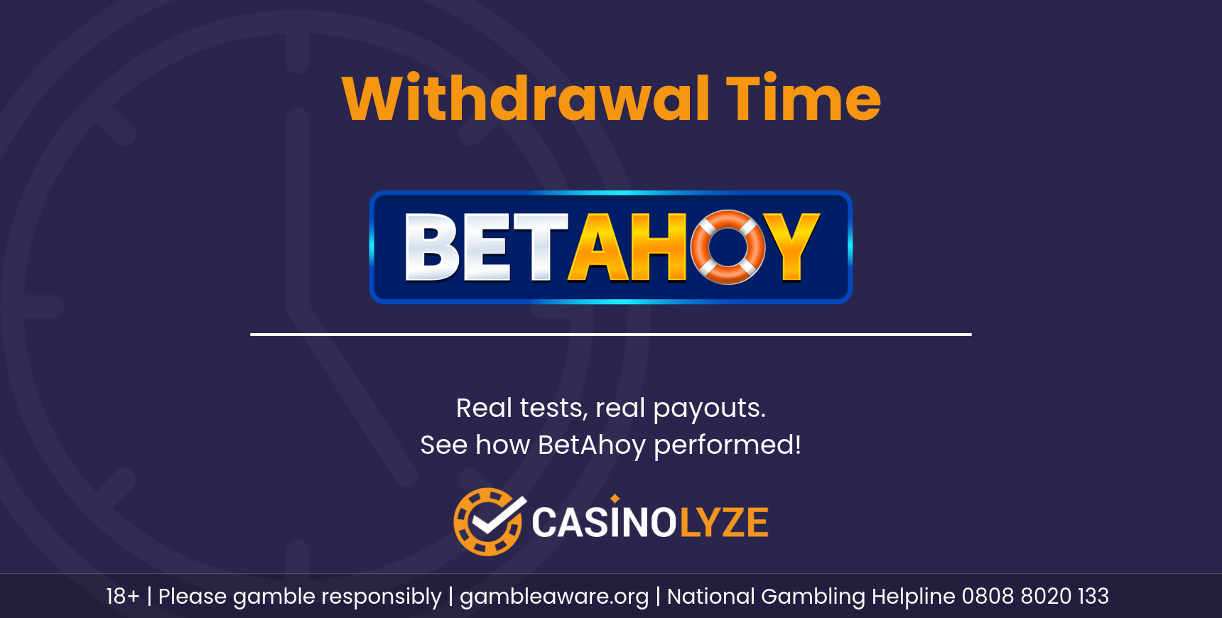 BetAhoy withdrawal times guide
