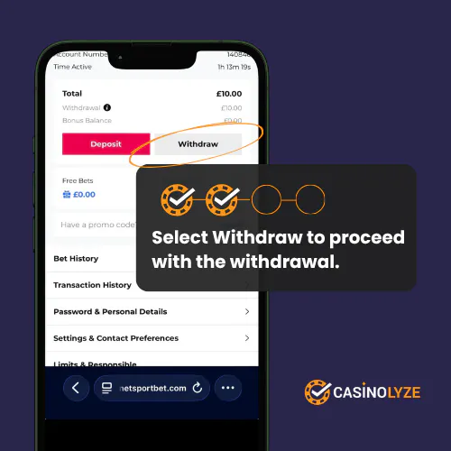 Finding the Planet Sport Bet withdrawal section