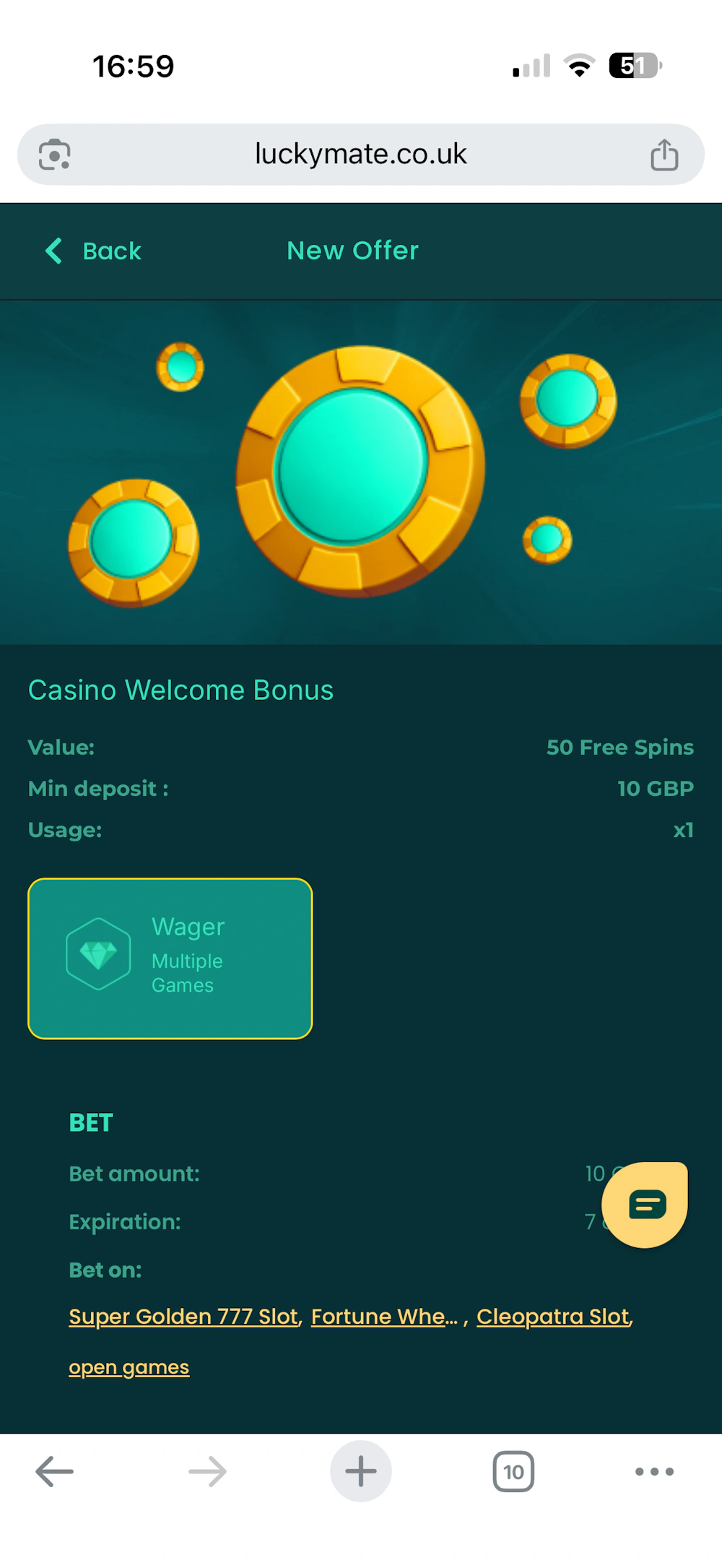 luckymate-offer