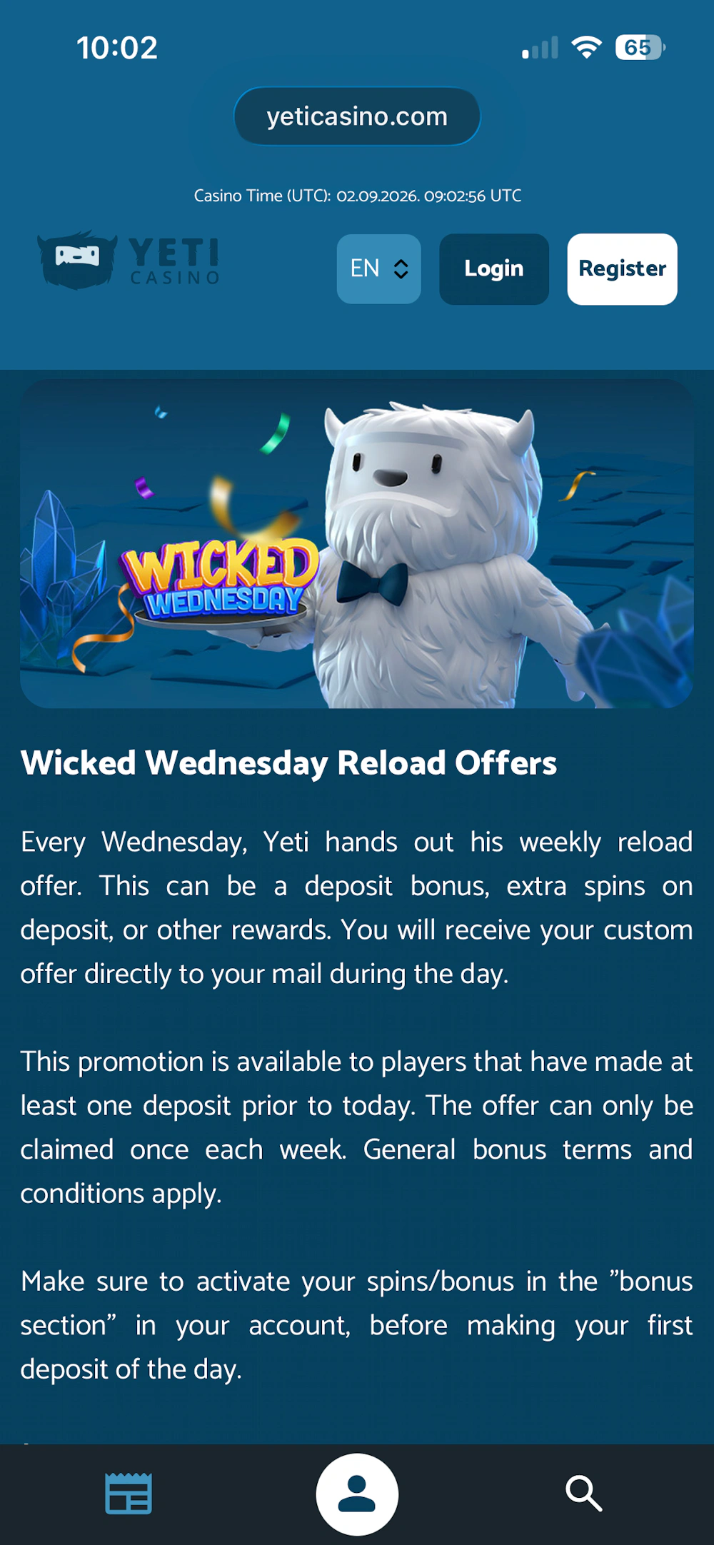 Yeti Casino Promo