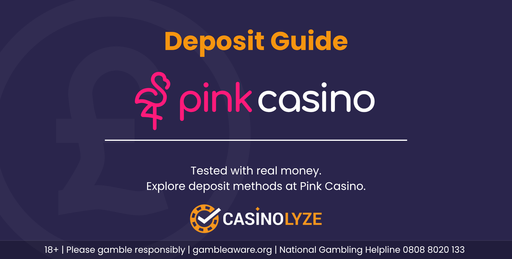 Pink Casino deposit guide