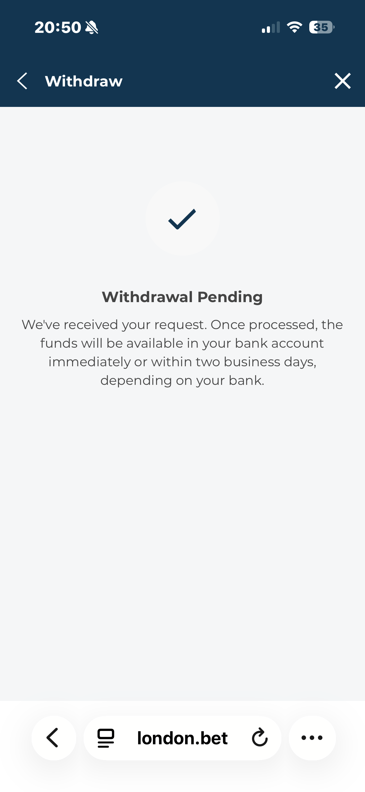 London Bet Apple Withdraw 1