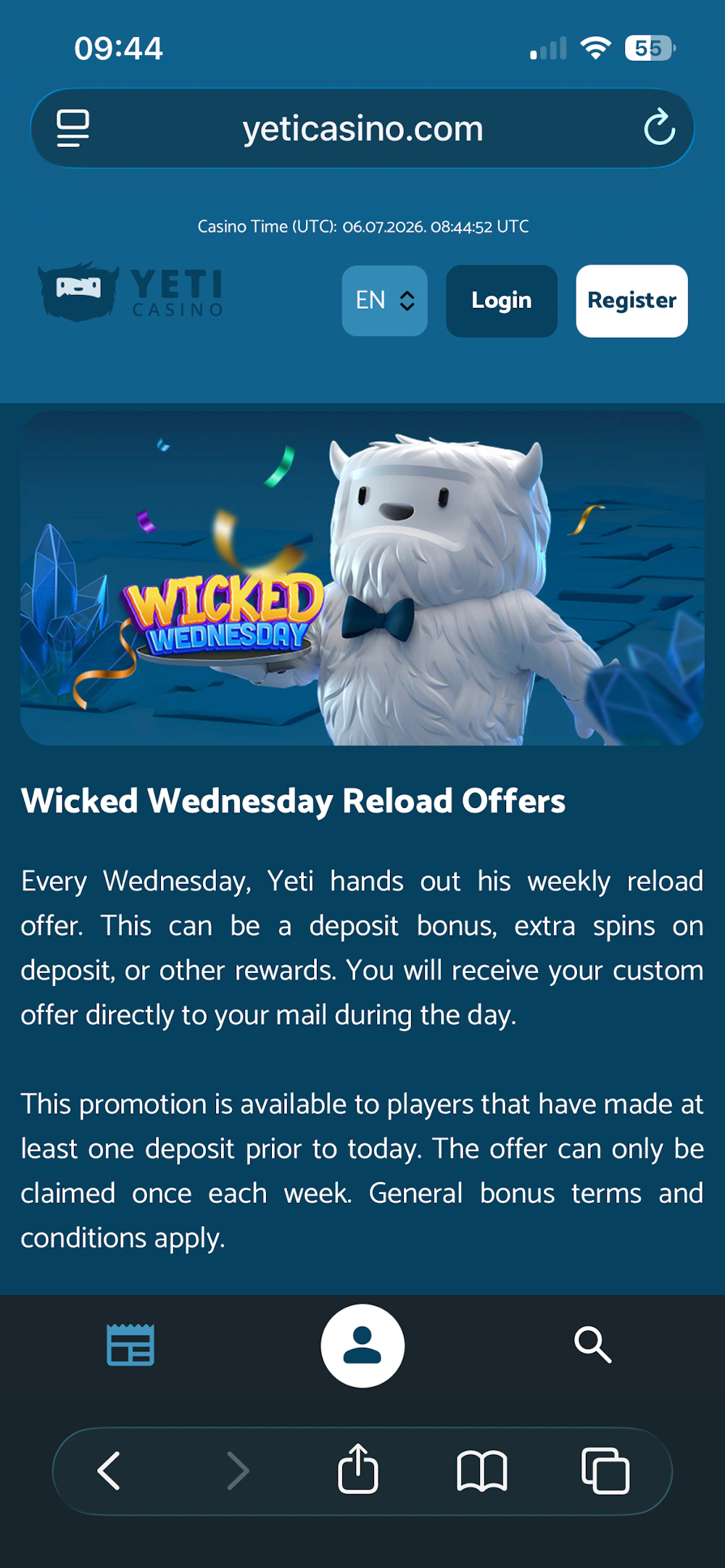 Yeti Casino Promo