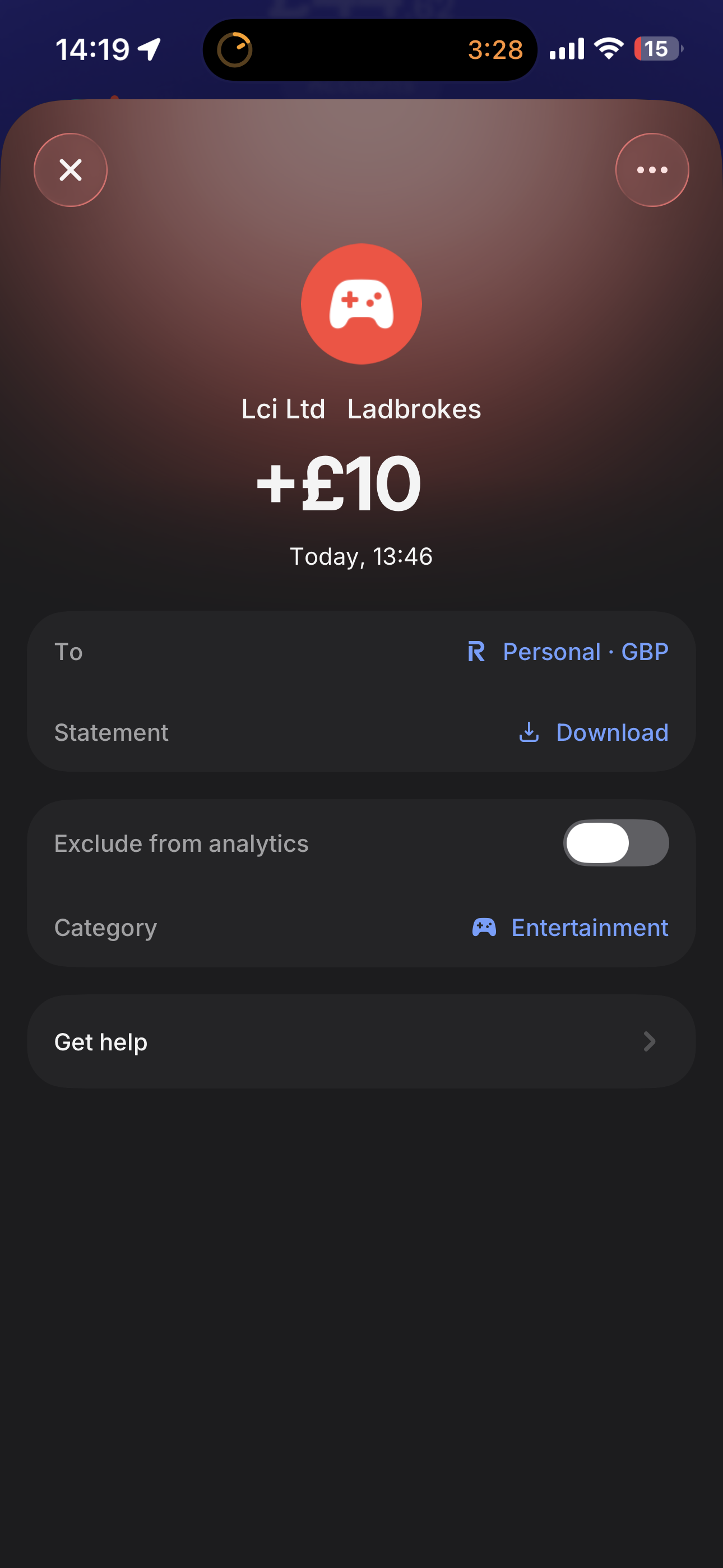  LadbrokesWithdrawal GPay