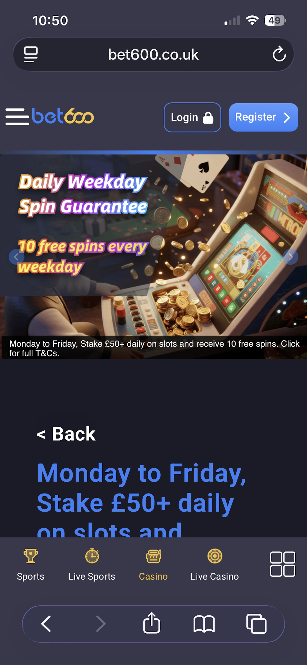 Bet600 Promo