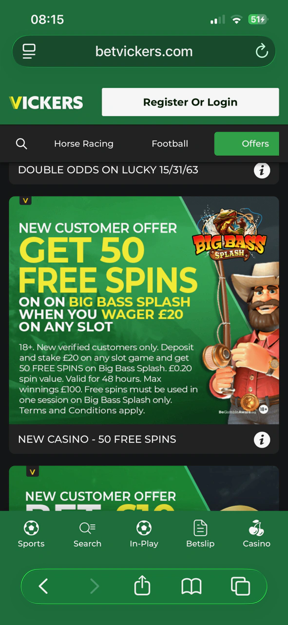 BetVickers Promo