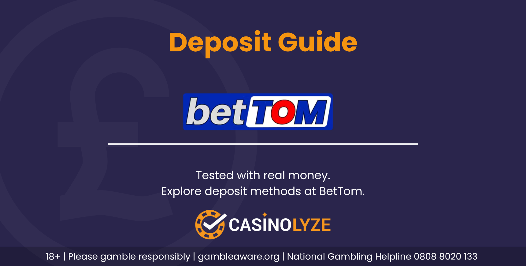 BetTom deposit guide