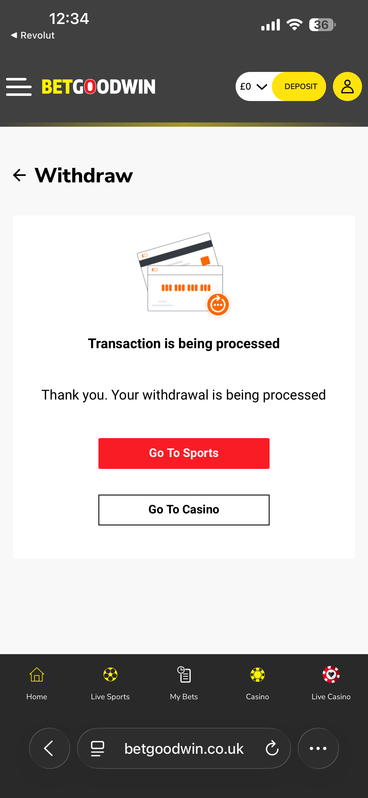 BetGoodwin Withdrawal Trustly