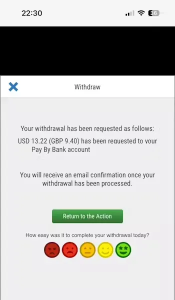 Pokerstars Bank Transfer withdrawal test request time