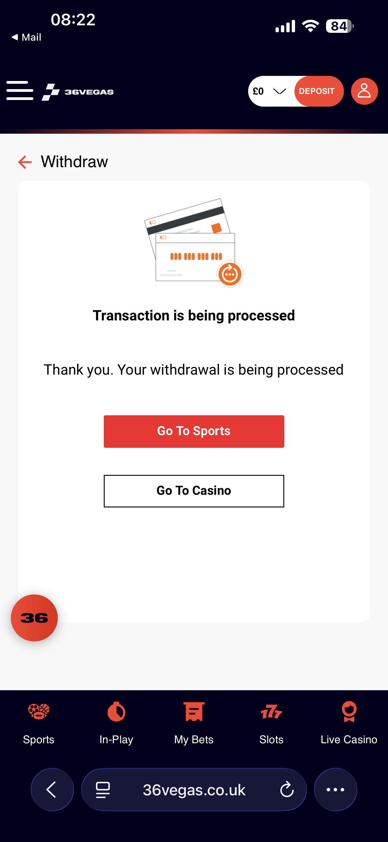 36Vegas Revolut Test 7/10
