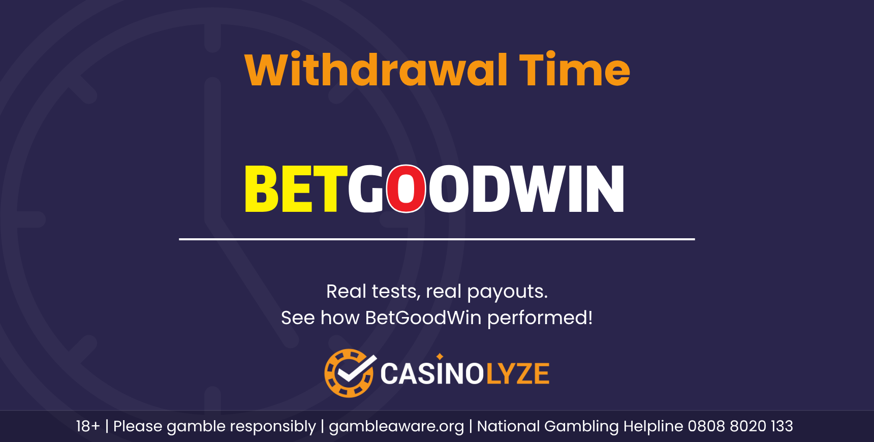 BetGoodWin withdrawal times